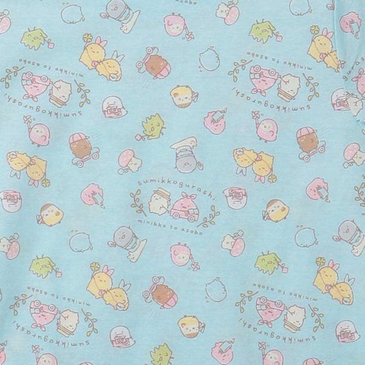 すみっコぐらし総柄半袖tシャツ 品番 Nmyk 西松屋 ニシマツヤ のキッズファッション通販 Shoplist ショップリスト