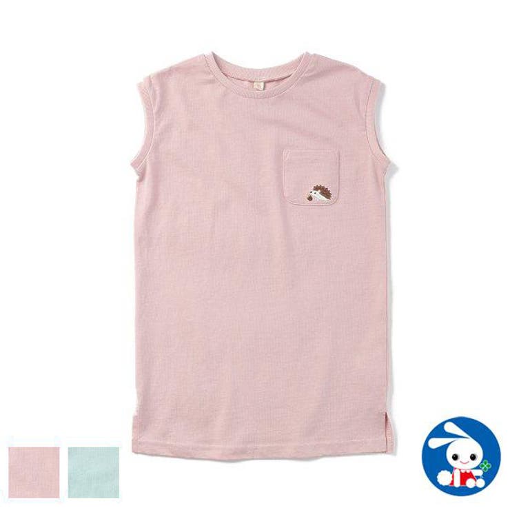 胸ポケット付きアニマル刺繍ワンピース 品番 Nmyk 西松屋 ニシマツヤ のキッズファッション通販 Shoplist ショップリスト
