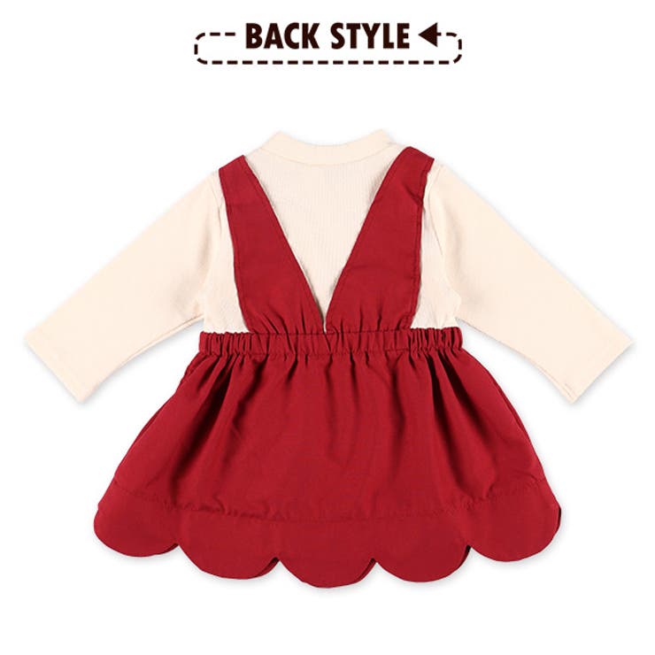 Efc レイヤード風ワンピース 品番 Nmyk 西松屋 ニシマツヤ のキッズファッション通販 Shoplist ショップリスト