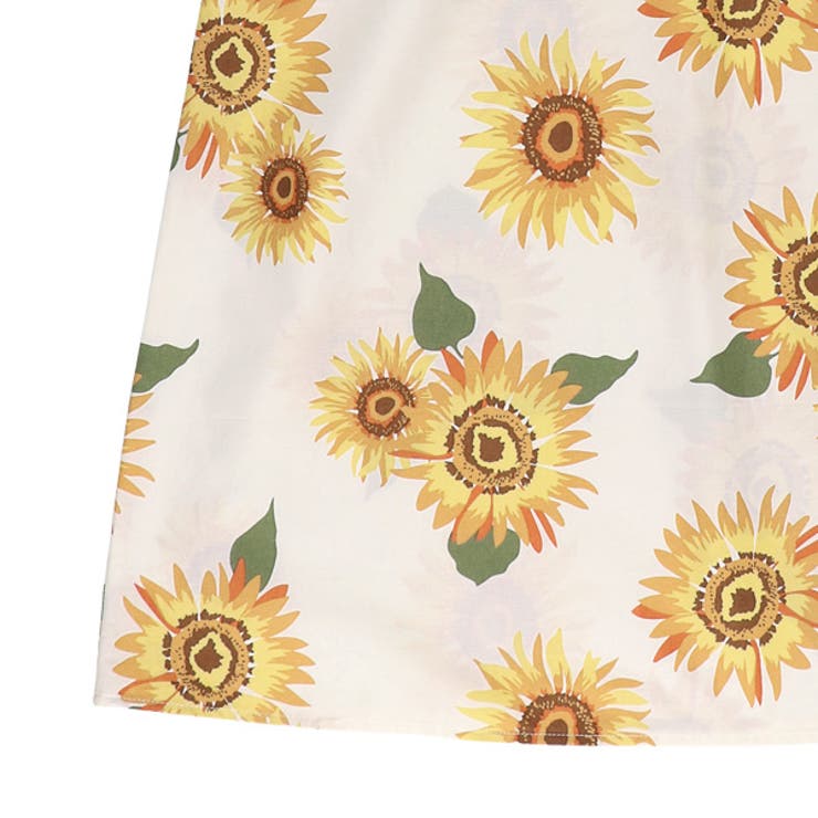 ひまわりアシメ布帛ノースリーブワンピース 品番 Nmyk 西松屋 ニシマツヤ のキッズファッション通販 Shoplist ショップリスト