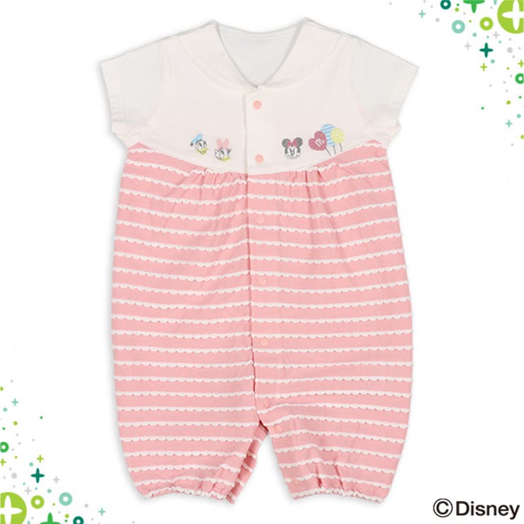 ディズニー 天竺切り替えボーダー半袖コンビドレス 品番 Nmyk 西松屋 ニシマツヤ のキッズファッション通販 Shoplist ショップリスト