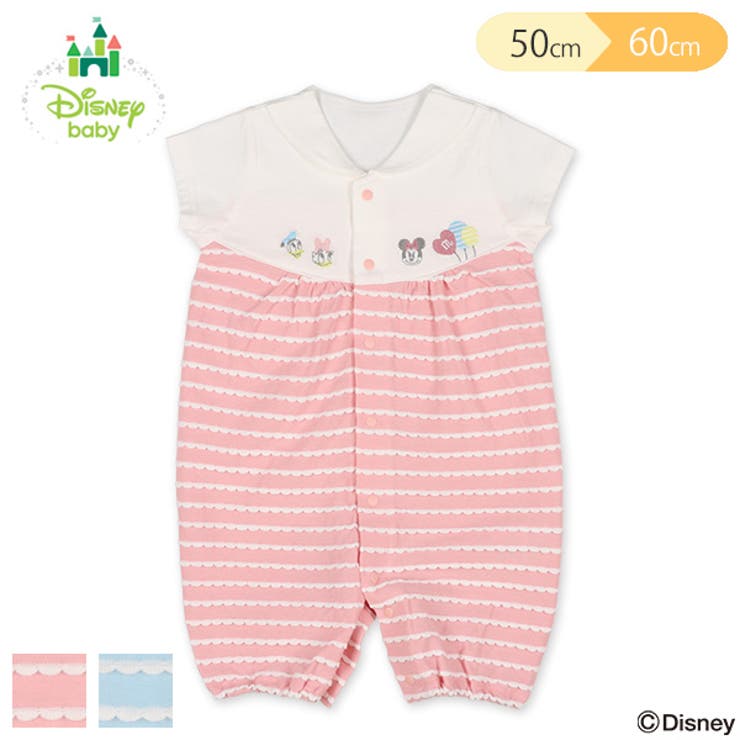 ディズニー 天竺切り替えボーダー半袖コンビドレス 品番 Nmyk 西松屋 ニシマツヤ のキッズファッション通販 Shoplist ショップリスト