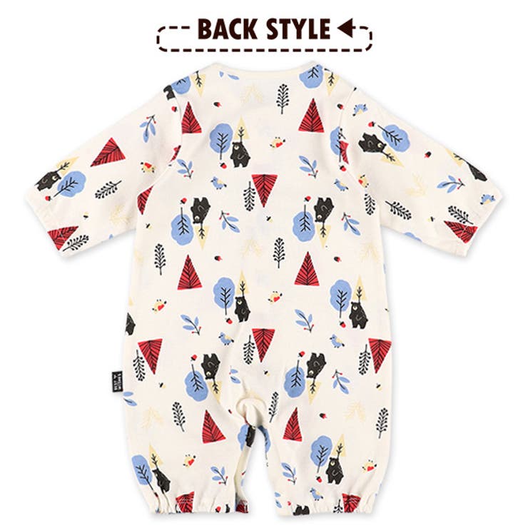 森のくま北欧風長袖コンビドレス 品番 Nmyk 西松屋 ニシマツヤ のキッズファッション通販 Shoplist ショップリスト