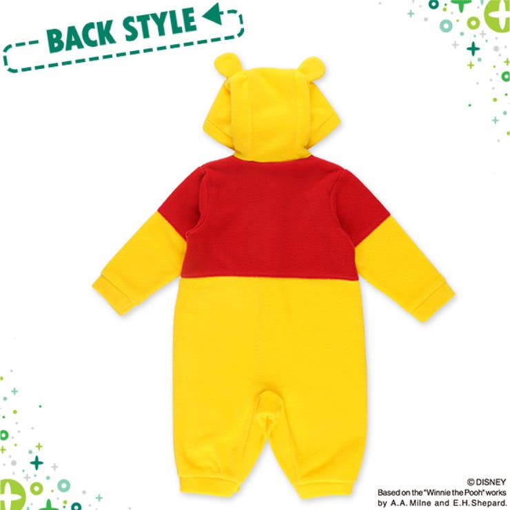 ディズニー プーさん フリース着ぐるみカバーオール 品番 Nmyk 西松屋 ニシマツヤ のキッズファッション通販 Shoplist ショップリスト