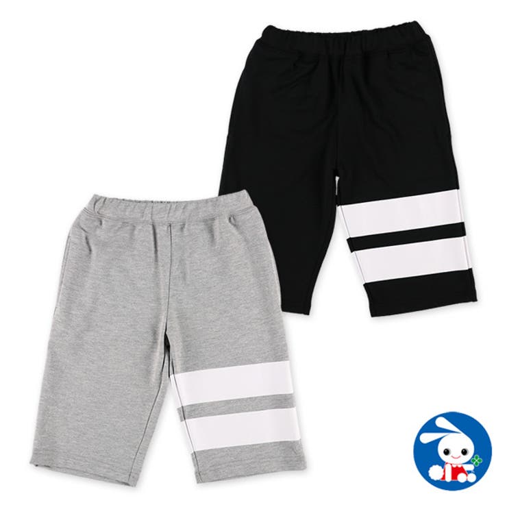 ミニ裏毛裾2本ラインハーフパンツ 品番 Nmyk 西松屋 ニシマツヤ のキッズファッション通販 Shoplist ショップリスト