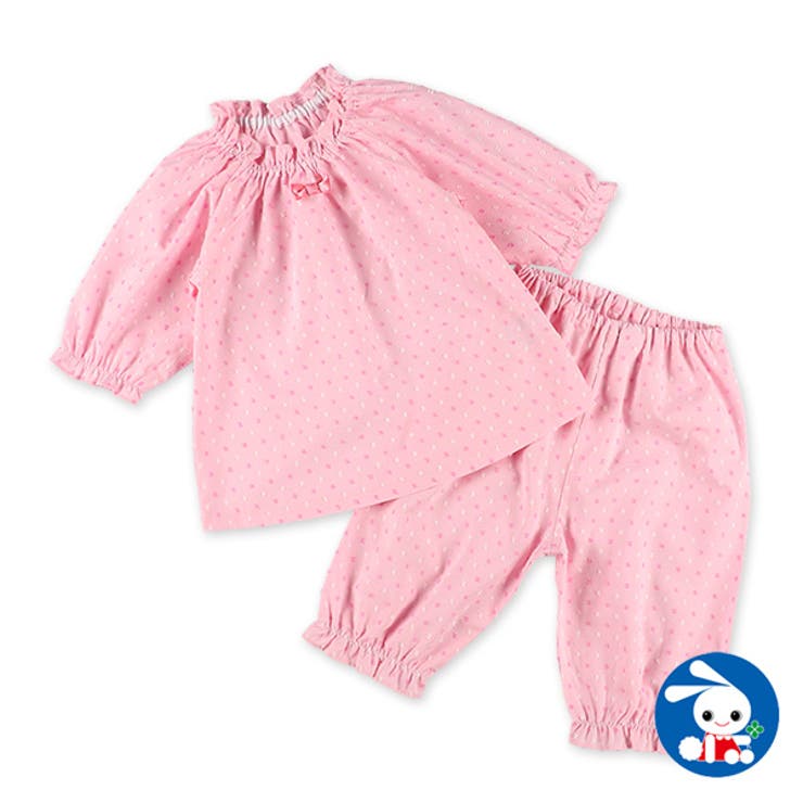 スモック7分袖パジャマ 品番 Nmyk 西松屋 ニシマツヤ のキッズファッション通販 Shoplist ショップリスト