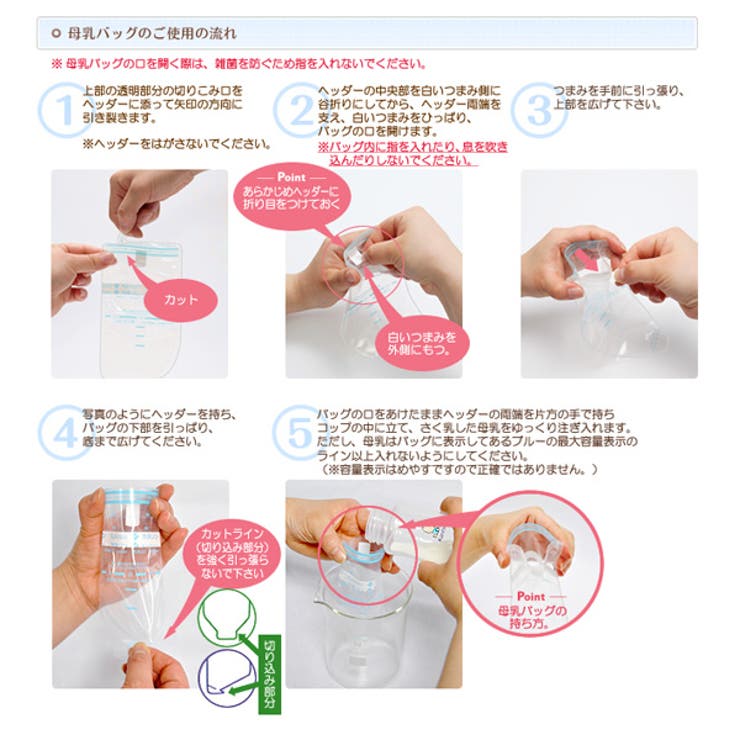 カネソン 母乳バッグ 25ml 30枚入 品番 Nmyk0037077 西松屋 ニシマツヤ のキッズファッション通販 Shoplist ショップリスト