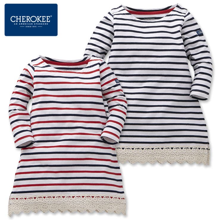 ボートネックボーダー裾レースワンピース 品番 Nmyk 西松屋 ニシマツヤ のキッズファッション通販 Shoplist ショップリスト