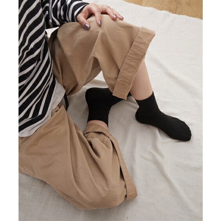 23.0~25.0cm  無地クルーソックス１０足組 | nissen | 詳細画像11 