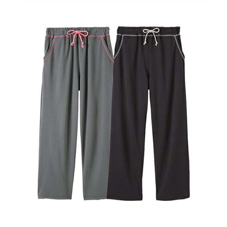 黒+チャコール | パジャマ ルームウェア 大きいサイズ | nissen