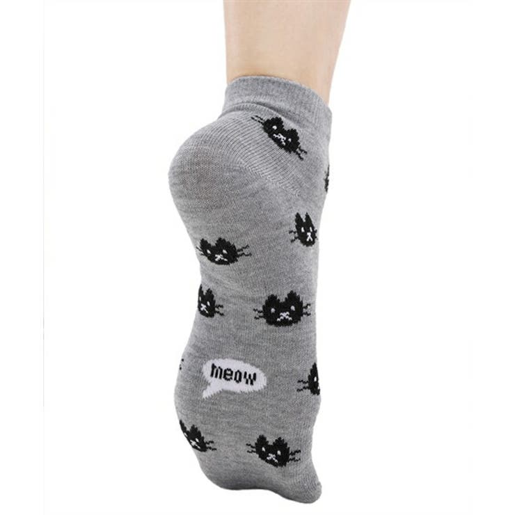 親子で楽しい♪にゃんこなショートソックス7足組 | nissen | 詳細画像4 