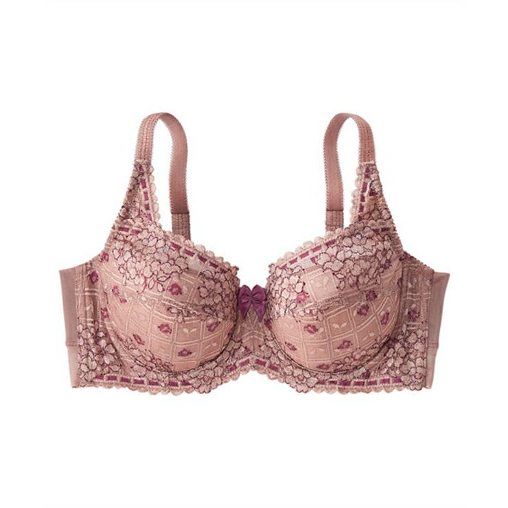 ソフトブラウン | ブラジャー 大きいサイズ 脇ヘム | nissen