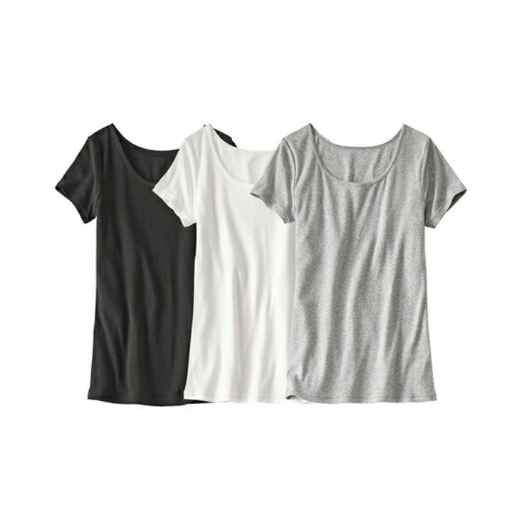 オフホワイト+杢グレー+ | 肌着 インナー 綿100％ | nissen