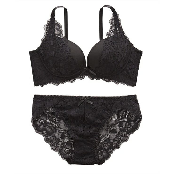 ブラショーツセット 脇肉すっきり シンプルトーン[品番：NISW0000607