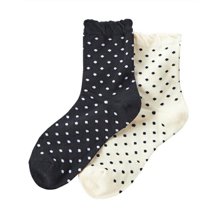 足口ゆったりベーシッククルーソックス１０足組 | nissen | 詳細画像13 