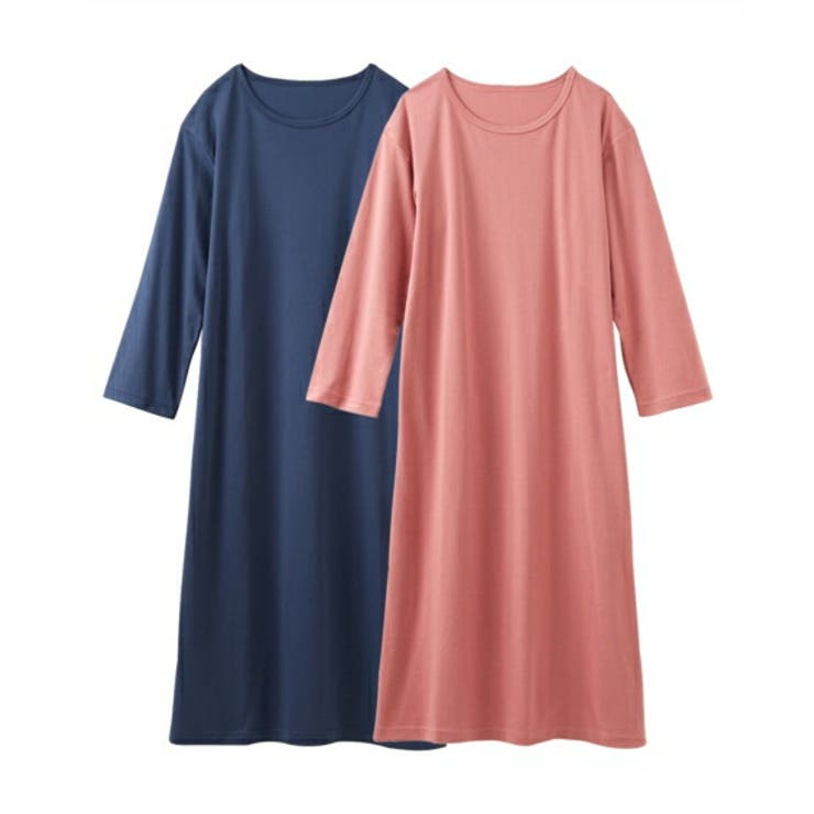 ピンクオレンジ+ダーク | パジャマ ルームウェア 3秒 | nissen