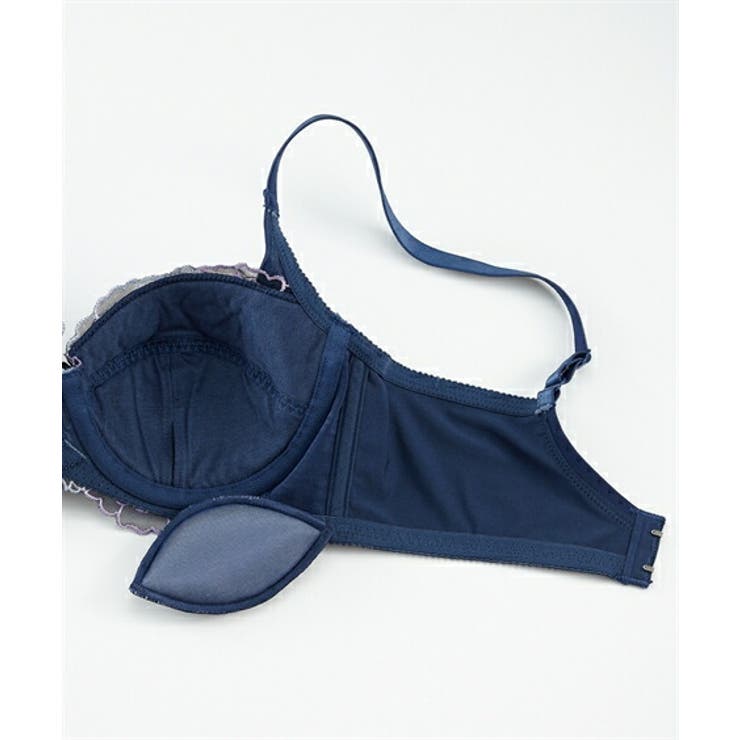   ブラジャーショーツセット ネイビー　34C M ブラジャー＆ショーツセット (A65 M[品番：NISW0003382]｜nissen
