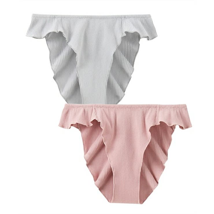 (マチなし)グレー+ピン | ショーツ まるでＮＯパン ゆったりストレッチで締め付けない | nissen