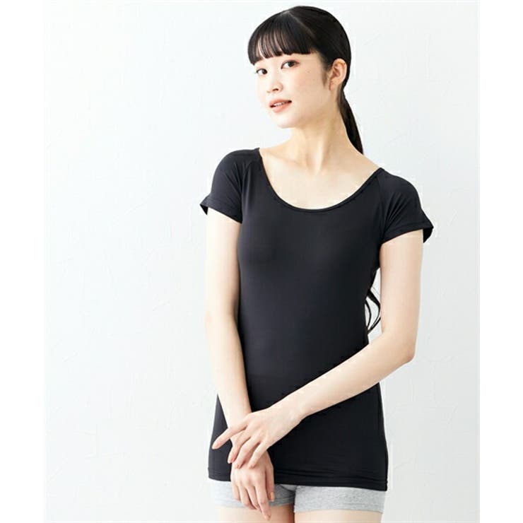 接触冷感 吸汗速乾フレンチ袖インナー3枚組 | nissen | 詳細画像12