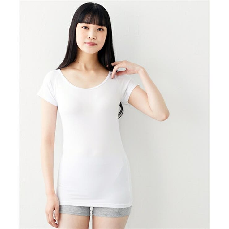 接触冷感 吸汗速乾フレンチ袖インナー3枚組 | nissen | 詳細画像13