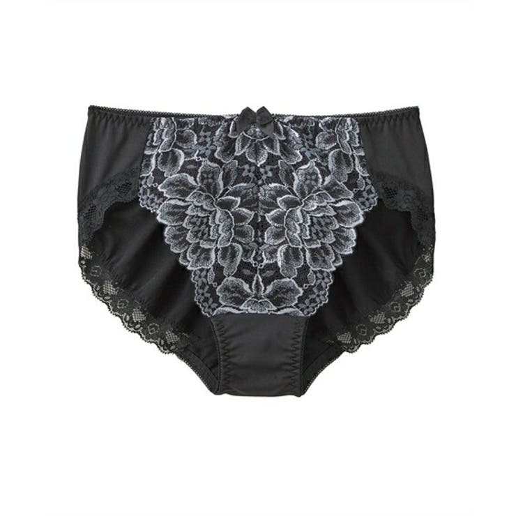 ブラック(ピオニー柄) | ショーツ M 5L | nissen