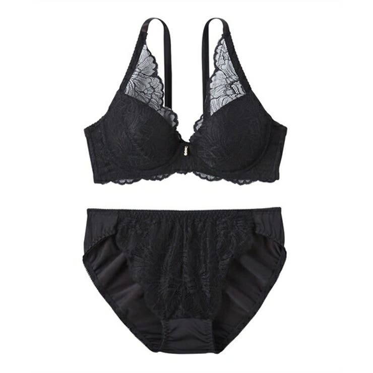 ブラック | ブラショーツセット ニッセン フルカップ風 | nissen