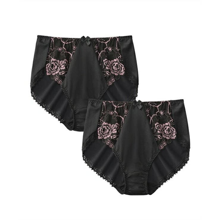 黒系 | ショーツ 大きいサイズ 深ばき丈 | nissen