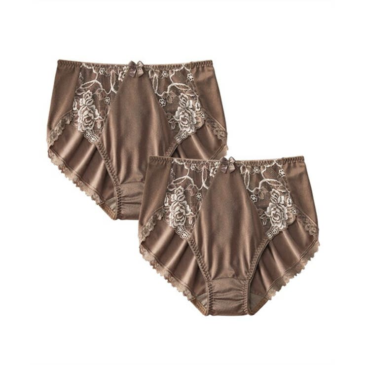 ブラウン系 | ショーツ 大きいサイズ 深ばき丈 | nissen