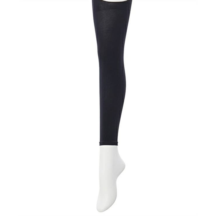 黒 | 伸びがいい８０デニールサスペンダーレギンス（Free Fit） | nissen