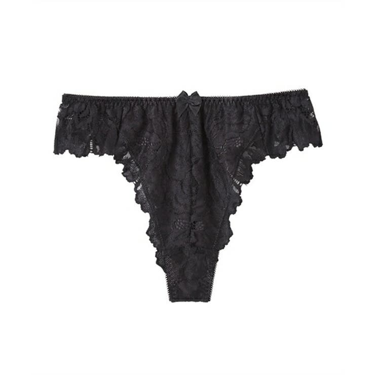 黒 | ショーツ 総レース Tバック | nissen