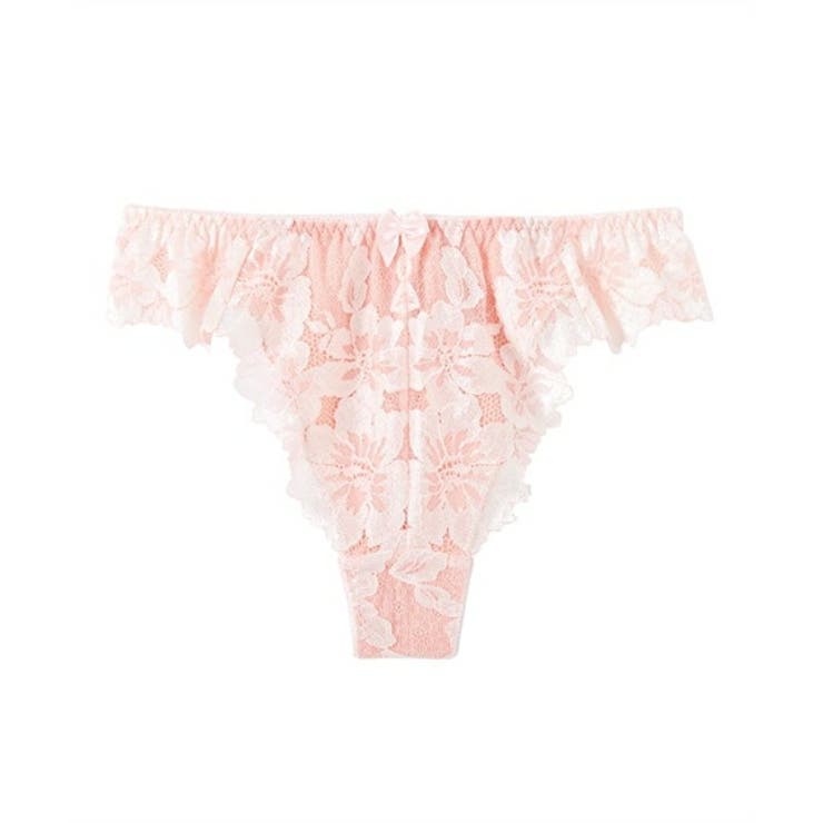 ピンク | ショーツ 総レース Tバック | nissen