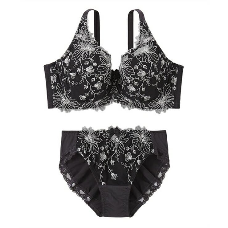 ブラショーツセット 刺しゅう レース[品番：NISW0001551]｜nissen