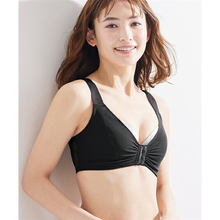おすすめ人気ランキング2024年 犬印 深長 黒 2枚 L ブラジャー 美バストキープブラ マタニティ ブラジャー、ハーフトップ