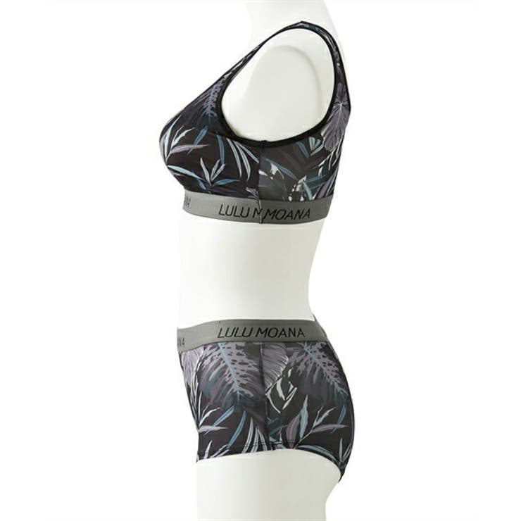 ボタニカルプリント ハーフトップブラジャーショーツセット | nissen | 詳細画像4