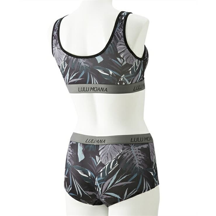 ボタニカルプリント ハーフトップブラジャーショーツセット | nissen | 詳細画像5