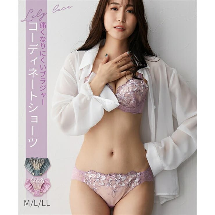 (M-LL)コーディネートショーツ(リリーレース) | nissen | 詳細画像1 