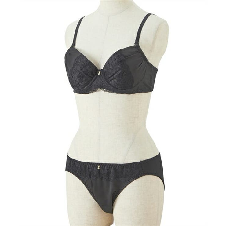 M-4L)【MTF】脇高レースサテンMTFショーツ[品番：NISW0002693