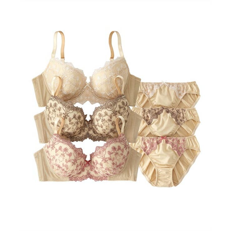 ブラショーツセット ニッセン 線画[品番：NISW0003292]｜nissen