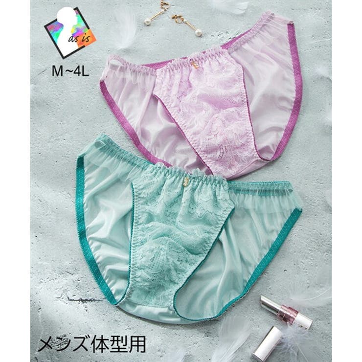 M-LL)【MTF】フローラルレースMTFショーツ[品番：NISW0002959