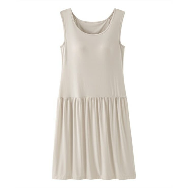 ベージュ | 超冷感 ブラトップスリップ（接触冷感・吸汗速乾・UVカット） | nissen