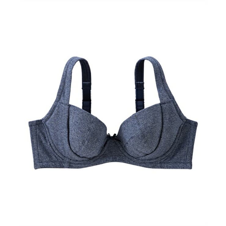 ナイトネイビー杢 | ブラジャー 大きいサイズ ニッセン | nissen