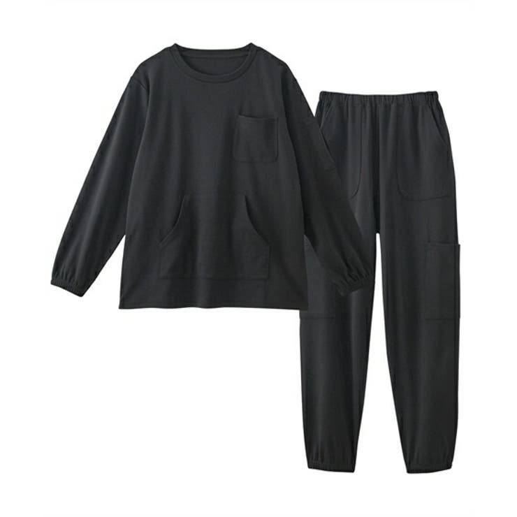 ブラック | パジャマ ルームウェア M | nissen