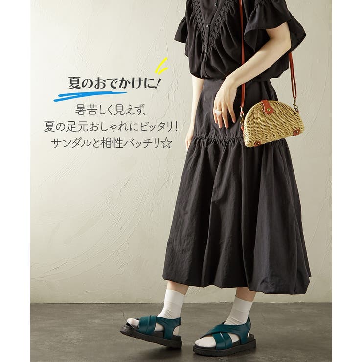 ＧＵＮＺＥ ＳＡＢＲＩＮＡ 足口ゆったり綿混ストッキングのような靴下 | nissen | 詳細画像11 