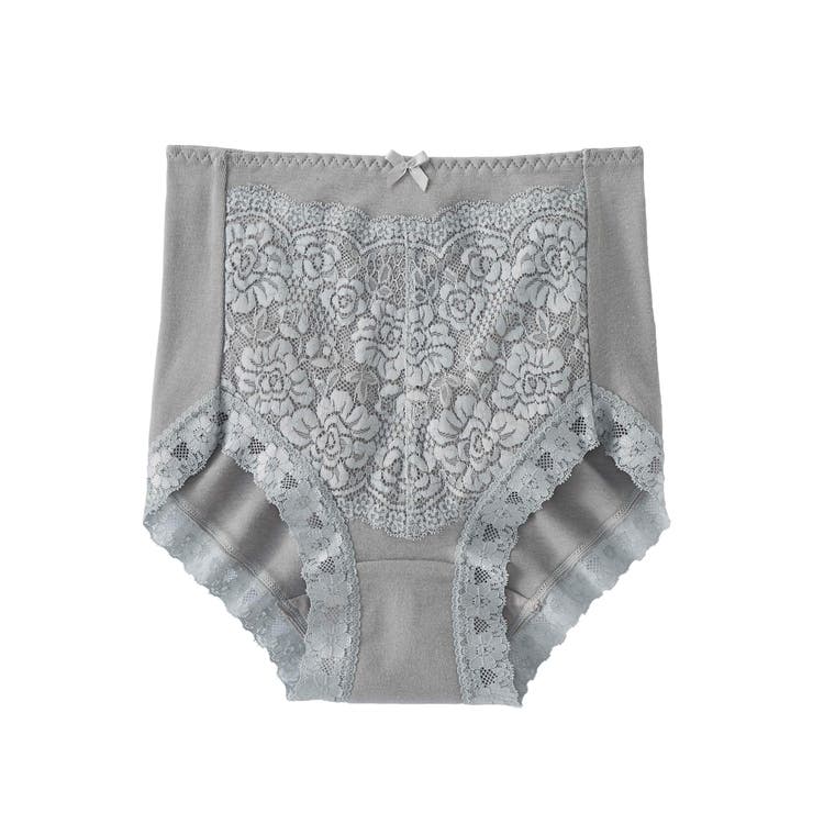 ライトグレー | 綿１００％ フライスレーシー深ばき丈ショーツ【1枚から買える！】 | nissen