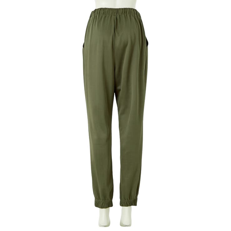 吸汗速乾 ジャージリラックス裾ゴムロングパンツ | nissen | 詳細画像15 