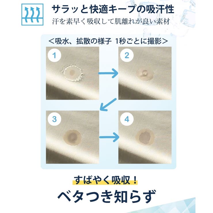 超冷感 フレンチ袖インナー2枚組（接触冷感・吸汗速乾・UVカット） | nissen | 詳細画像11 