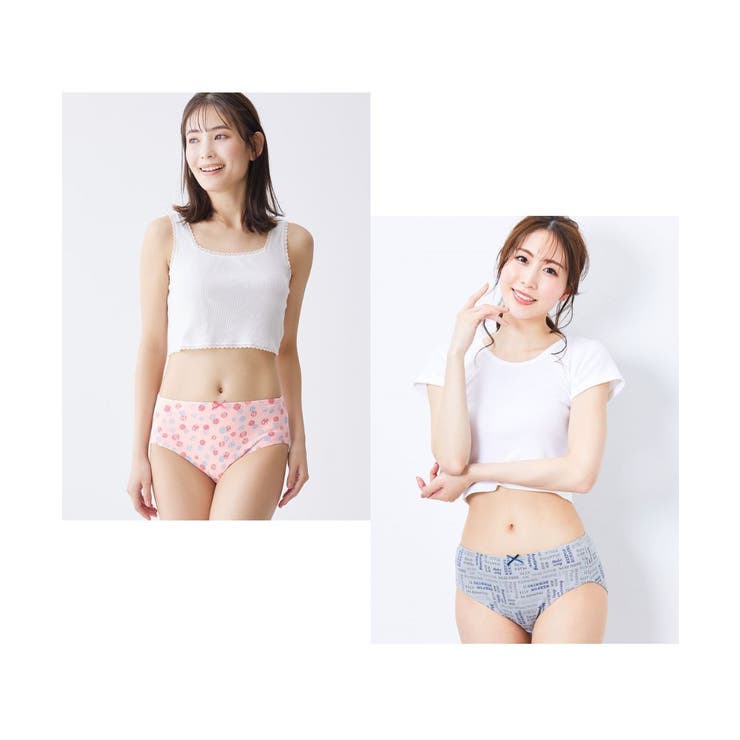 綿１００％プリント ゴムが肌側にあたらないショーツ１０枚組 | nissen | 詳細画像11 