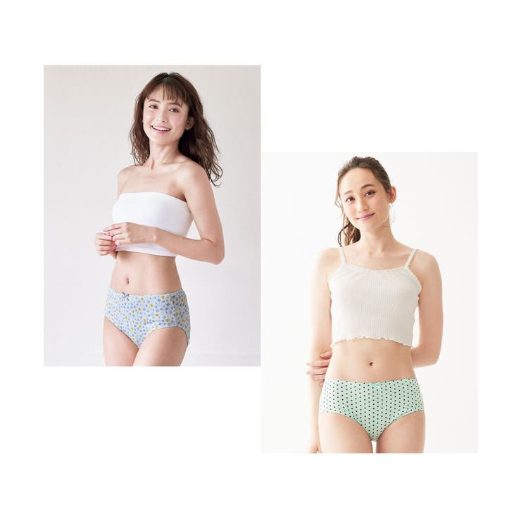 綿１００％プリント ゴムが肌側にあたらないショーツ１０枚組 | nissen | 詳細画像12 