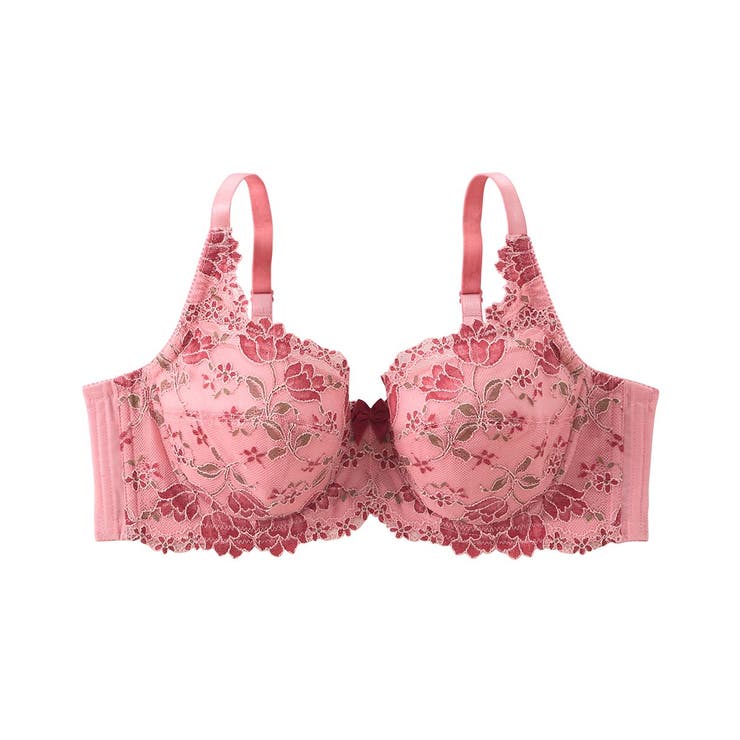 ルビーピンク | E70 F85 脇高フルカップブラジャー | nissen