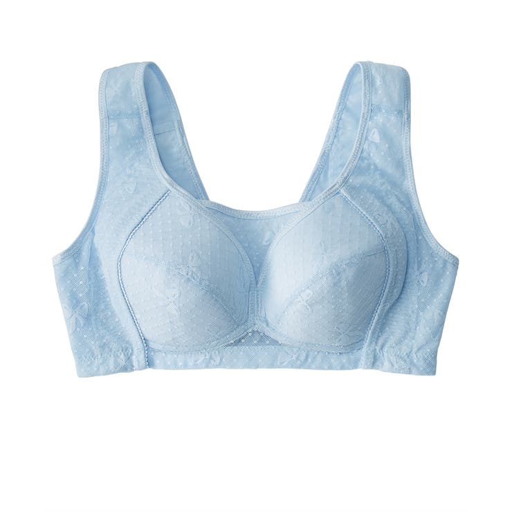 スカイブルー | ソフト揺れおさえノンワイヤーブラジャー | nissen